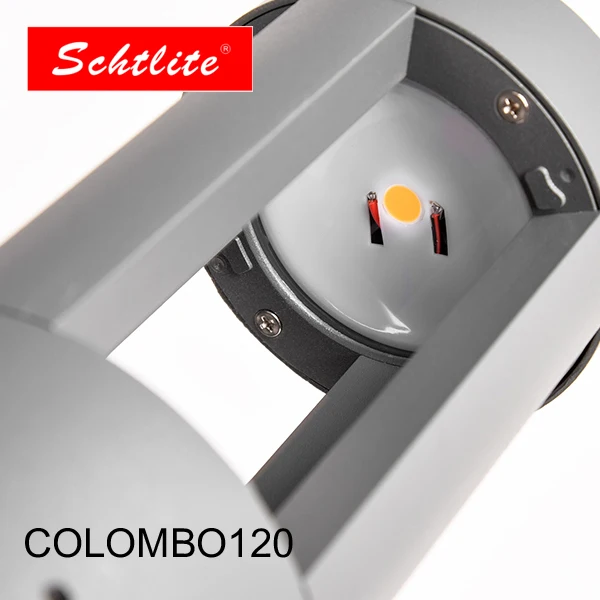
COLOMBO 7 120mm round outdoor fence garden mini led bollard lights 