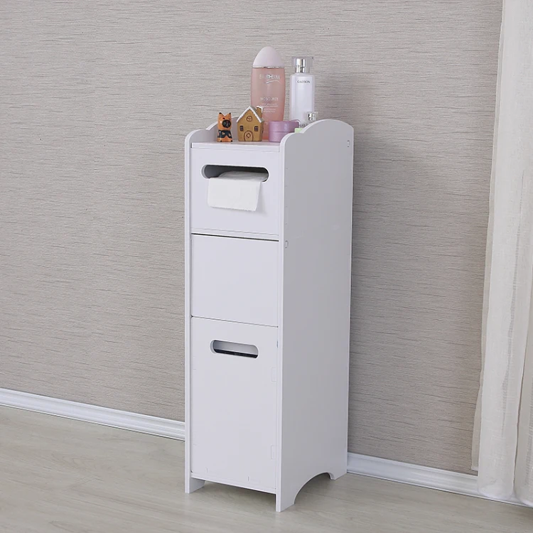 
E0911 Modern toilet shelf storage shower room set wood cabinet dresser bathroom side cabinet wood cabinet furniture 