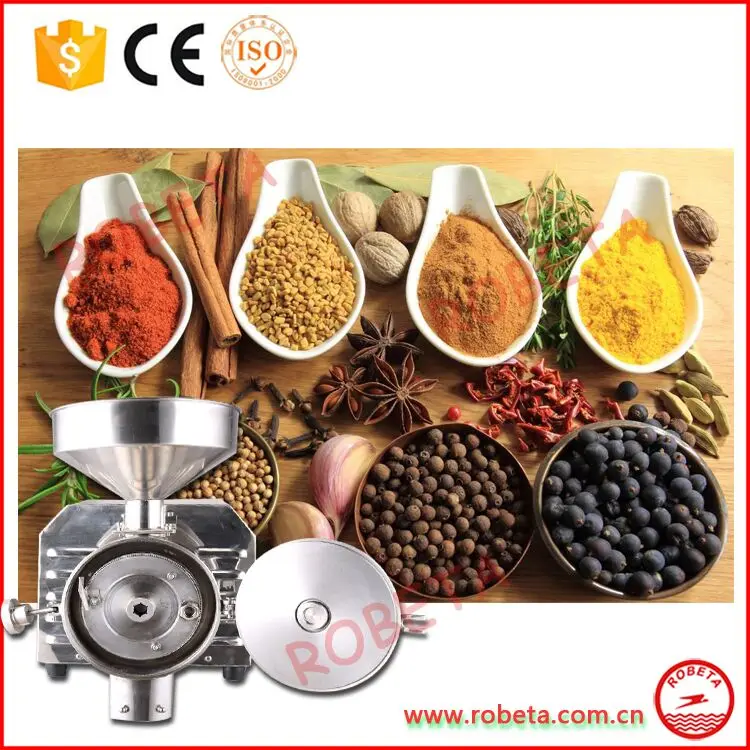 Stainless Steel Automatic Electric small grain flour grinding milling machine