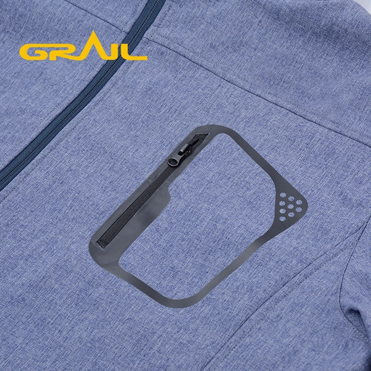 Made in China hooded summer outerwear custom logo wholesale softshell jacket men