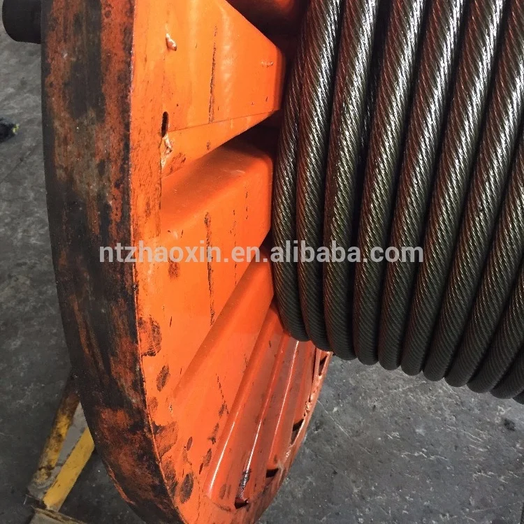 
Electro And Hot Dip 6x41 WS+FC/IWR Galvanized Steel Wire Rope 