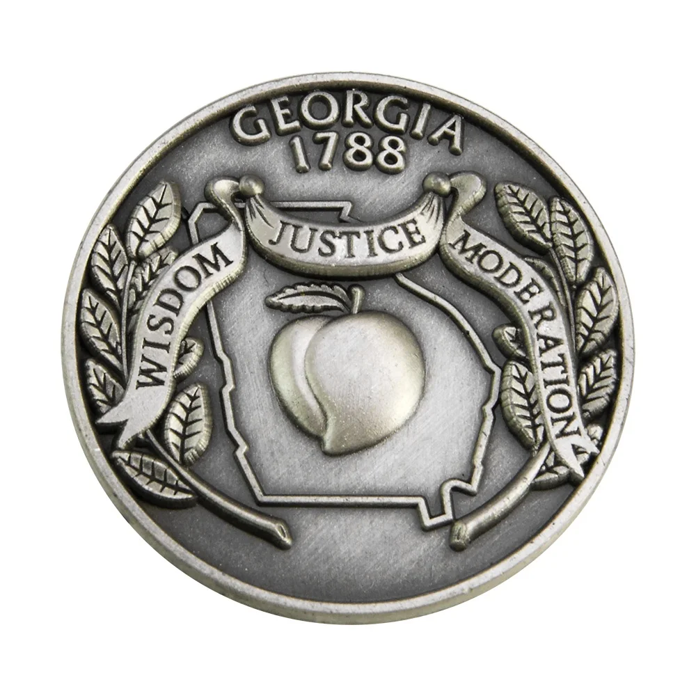 Antique silver coin Custom coin maker Masonic coin