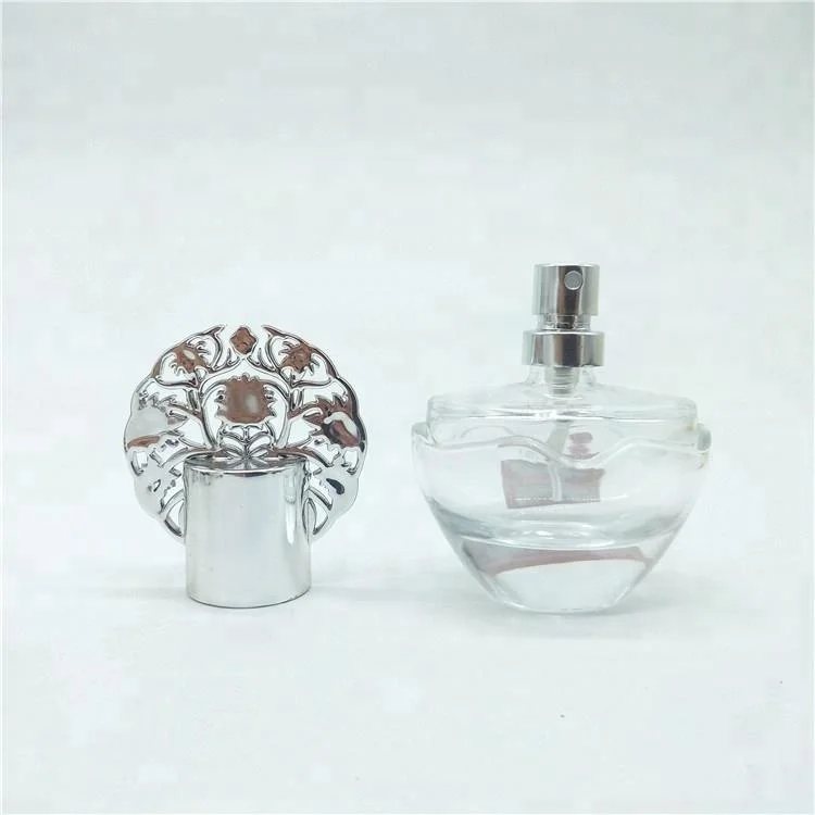 alibaba china high quality cosmetic perfume bottle 20ml glass spray fancy empty bottle glass perfume with silver cover