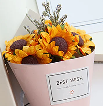 2018 г. Лидер продаж Мини ручной работы искусственных полимерных Цветок Корпоративный Подарок сушеные Свадебные букеты