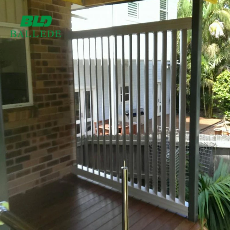Aluminum Airfoil Louver Fence Privacy Screen Panels, Slat Fence