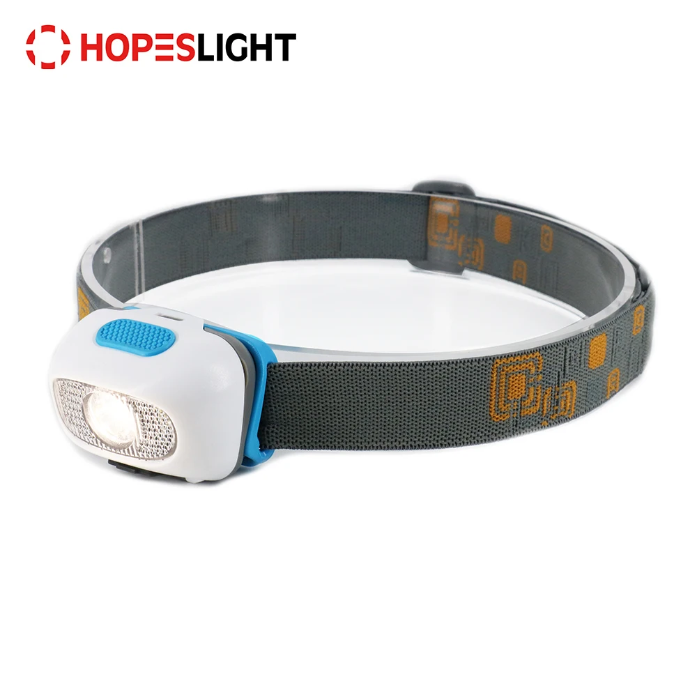 
2016 Best Fashionable Rated LED Plastic Headlamp for Running USB Rechargeable Strong Waterproof Head Lamp Reading Light 