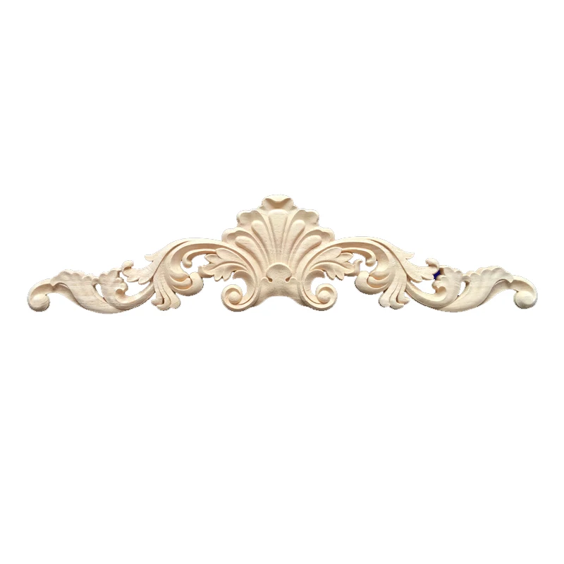 
Ornament long wood carving for European furniture 