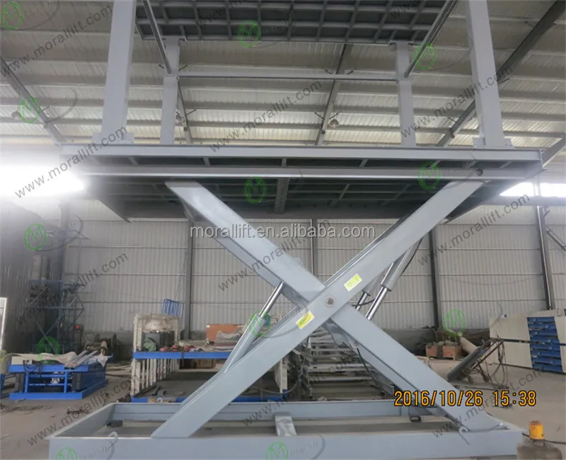 CE Low Cost Vertical four post two floor Car parking Lift