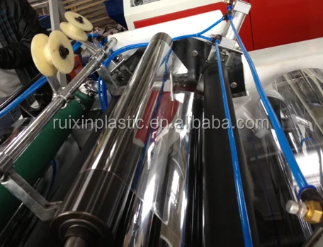 LDPE LLDPE package food wrapping single two three layer Co-extruder film extruder making machine stretch film machine Price