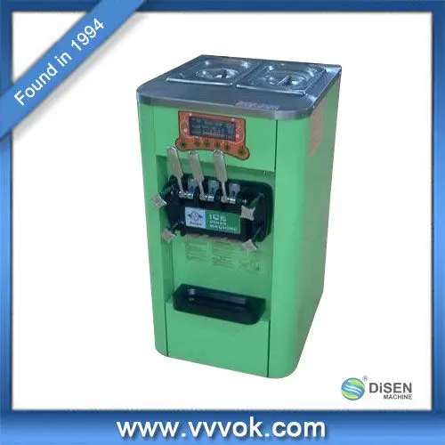 Single Flavor Super Silence Small Desktop Gelato Maker / Commercial Mini Soft Ice Cream Machine For Sale