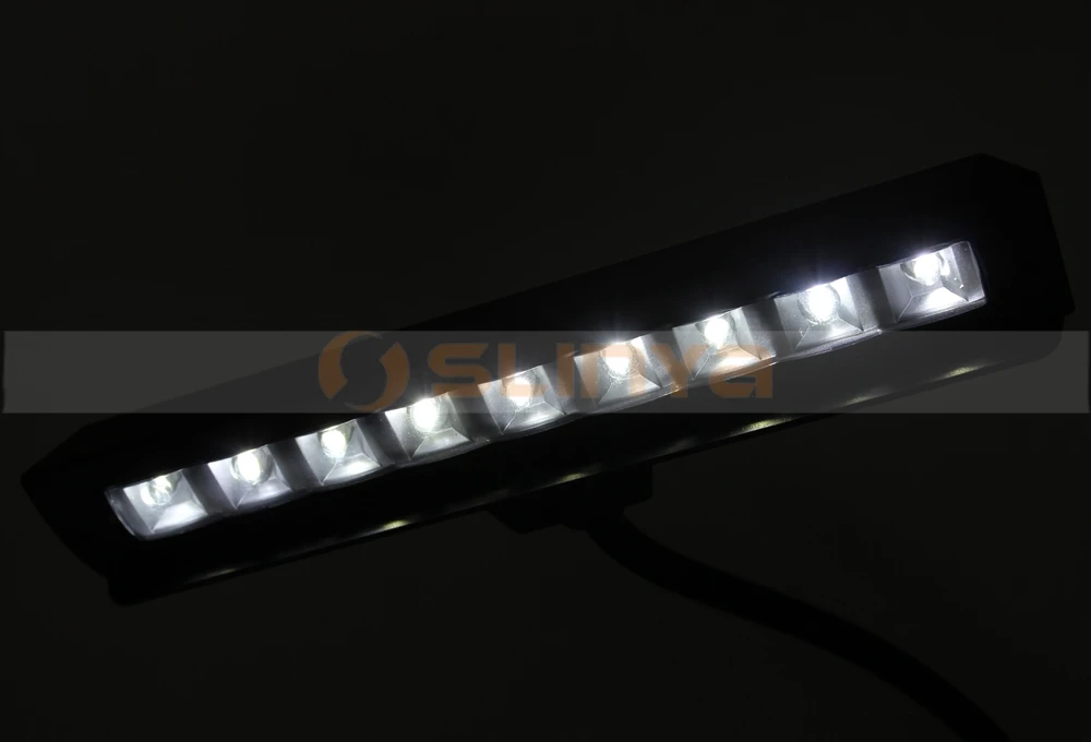 Clamp Gooseneck 9 LED Concert Band Reading Book Bar Light