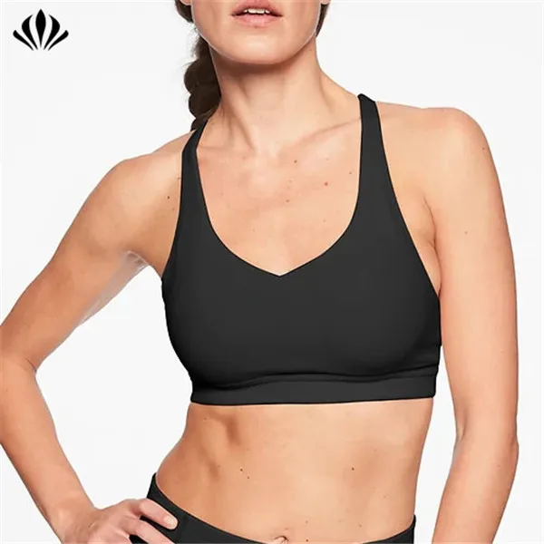High quality tight hyper focused women transcendence yoga sports bra