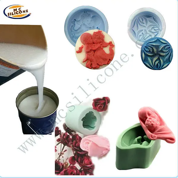 2 compound candle mold silicone rubber casting / MC silicone