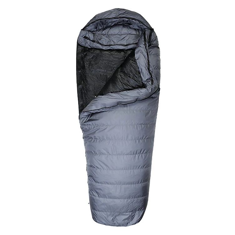 outdoor mountain 80% duck down sleeping bag durable and water resistant