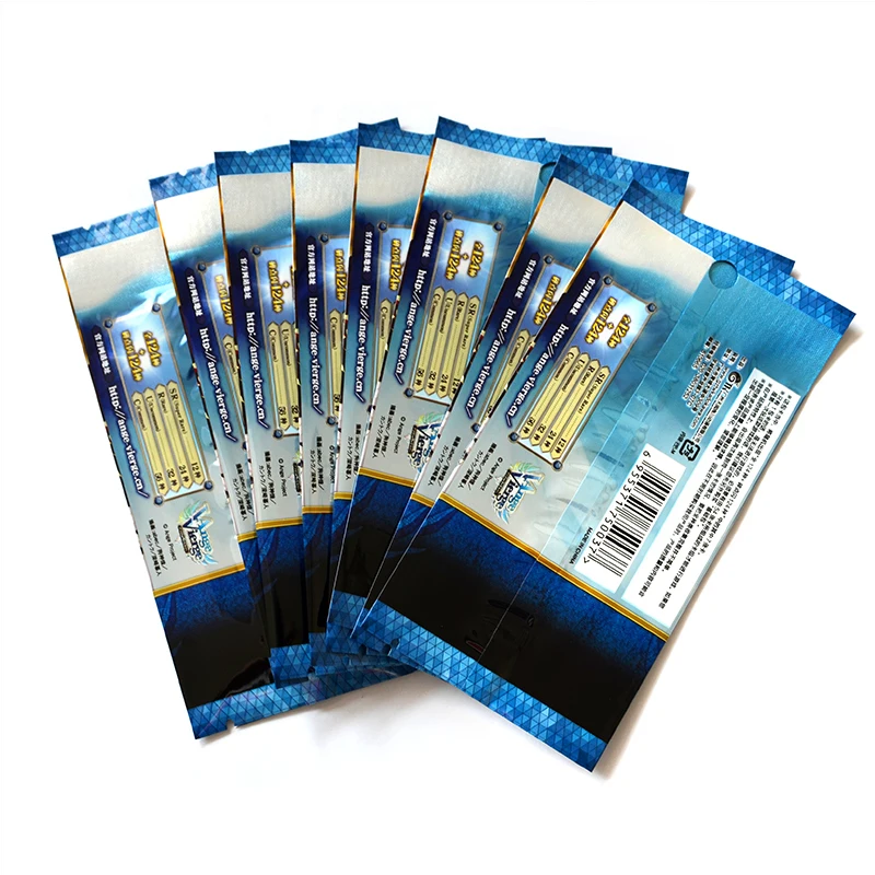 Aluminum Foil Laminated Trading Cards Poker Packaging Poly Bags/