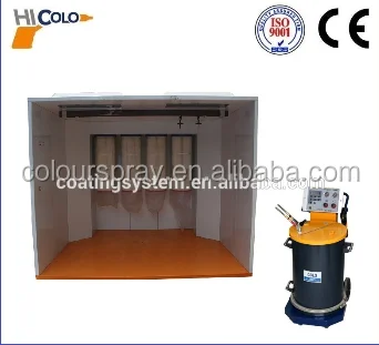 COLO-S-3222 Walk in Powder Coating Spray Booth for Sale