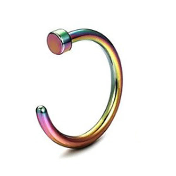 Быстрая отправка Wish Ebay 316L стальное уникальное кольцо для носа с шпилькой