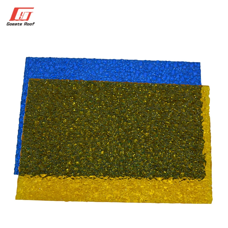 uv plastic sheets polycarbonate embossed diamond sheet decoration material for stage polycarbonate sliding door pc diamond sheet