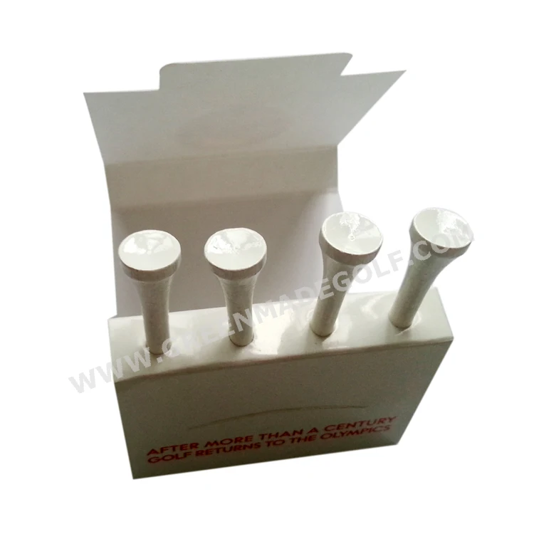 Golf TEE SET Matchbook Tees & ball Markers & golf Pitchfork Imprinting Golf Tees