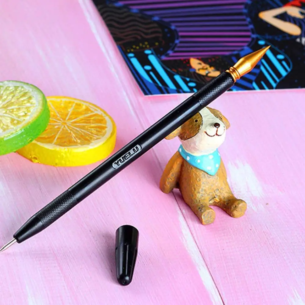 Цветная ручка для царапин, инструменты для рисования, ручки для рисования с двойным наконечником, цветной стилус для рисования, инструмент для рисования на бумаге