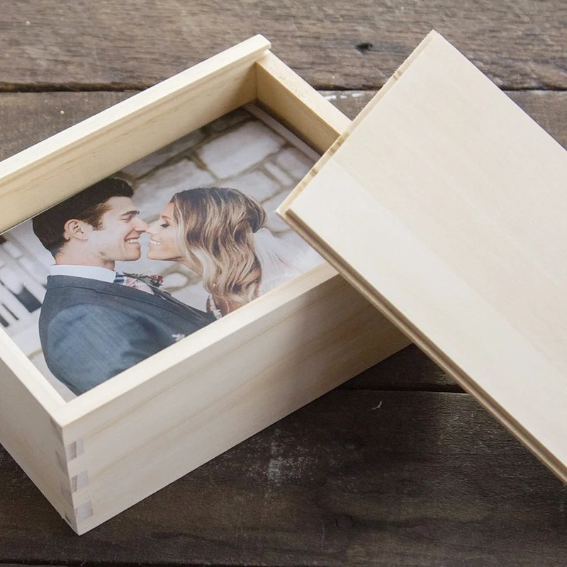 Заводская распродажа свадебный подарок фото упаковки недостроенный деревянный памятного подарка коробка