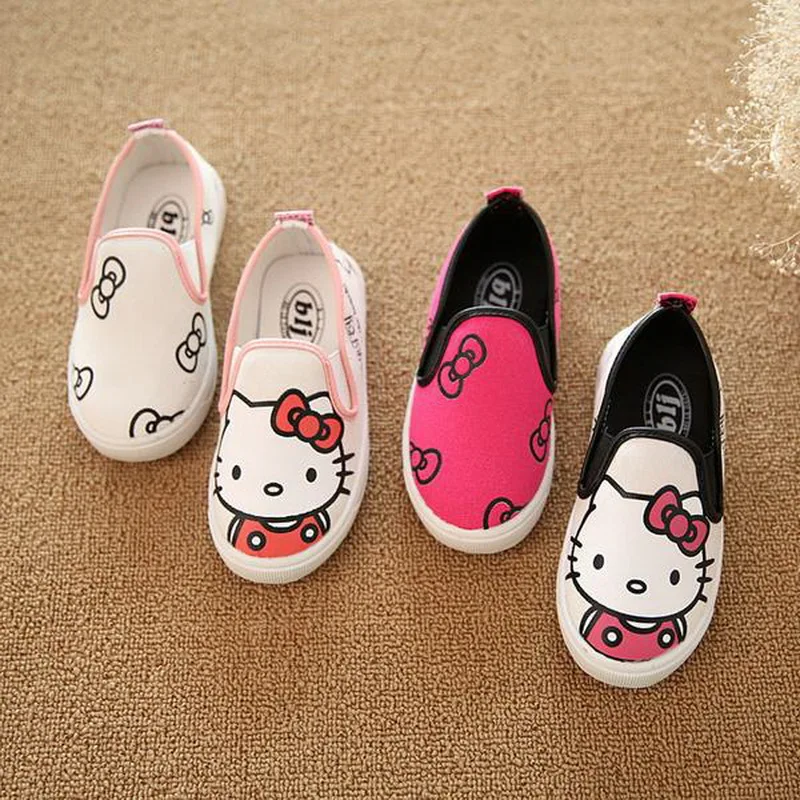 2016 New Kids cartoon anime figure despicable me 4 minion shoes boys girls hand painted canvas