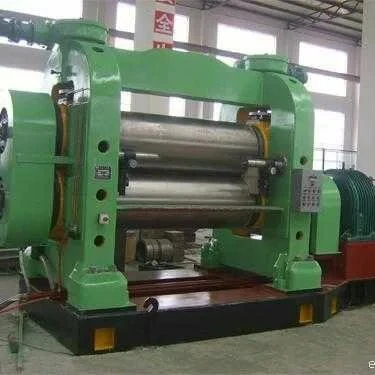 1000mm Roller Length Two Roll Rubber Sheeting Mill Calendering Machine