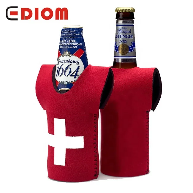 Custom Insulated Neoprene Jersey Beer Bottle Cooler Can Coolie