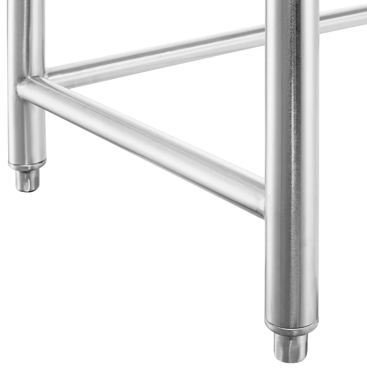 Кухонный стол из нержавеющей стали, роскошные рабочие столы