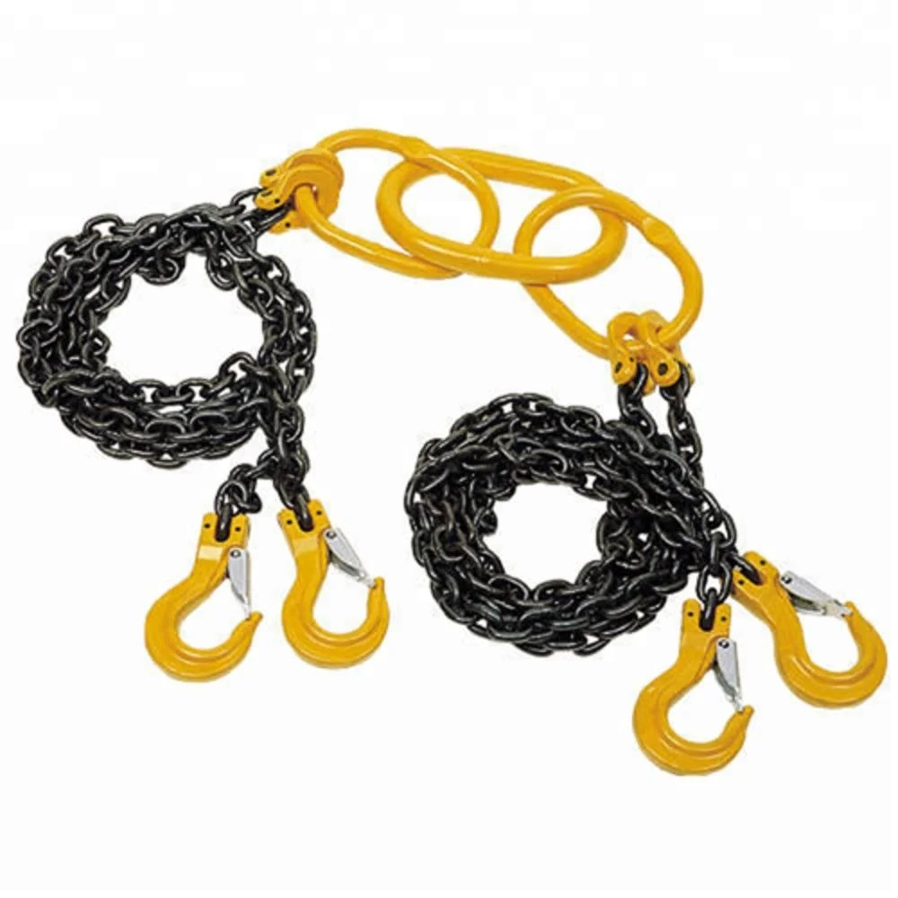Alloy steel G80 Lifting chain sling/lifting chain with hooks