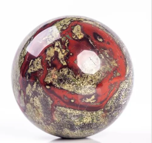 Wholesale Natural Gemstone Folk Crftas Crystals Healing Stones Dragon Blood Stone Quartz Crystal Sphere Ball