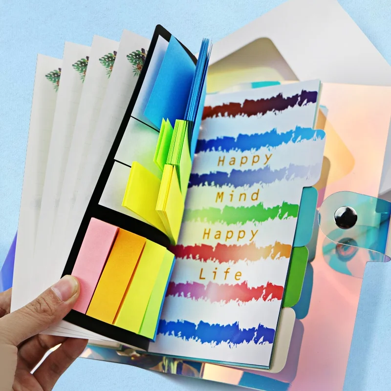 Factory Direct Import Fourniture Scolaire 6 Holes Ring Binder Notebook Al Por Mayor Escuela Loose-Leaf Notebook