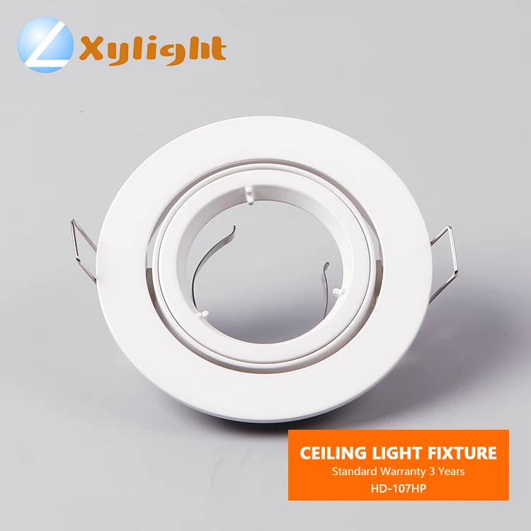 
GU10 MR16 Round Aluminum Alloy LED Retrofit Kits downlight Fixture holder 