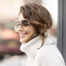 2016 Retro Rodada Mulheres Óculos De Sol Marca de Moda Grife Senhoras Do Vintage Óculos de Sol para As Mulheres Óculos De Sol Oculos De Sol Feminino