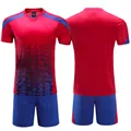 New football jerseys mens soccer training suits with pocket can customized name number logo soccer jerseys