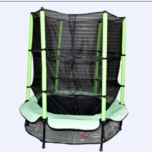 55inch mini used trampolines with safety net for kids indoor and outdoor