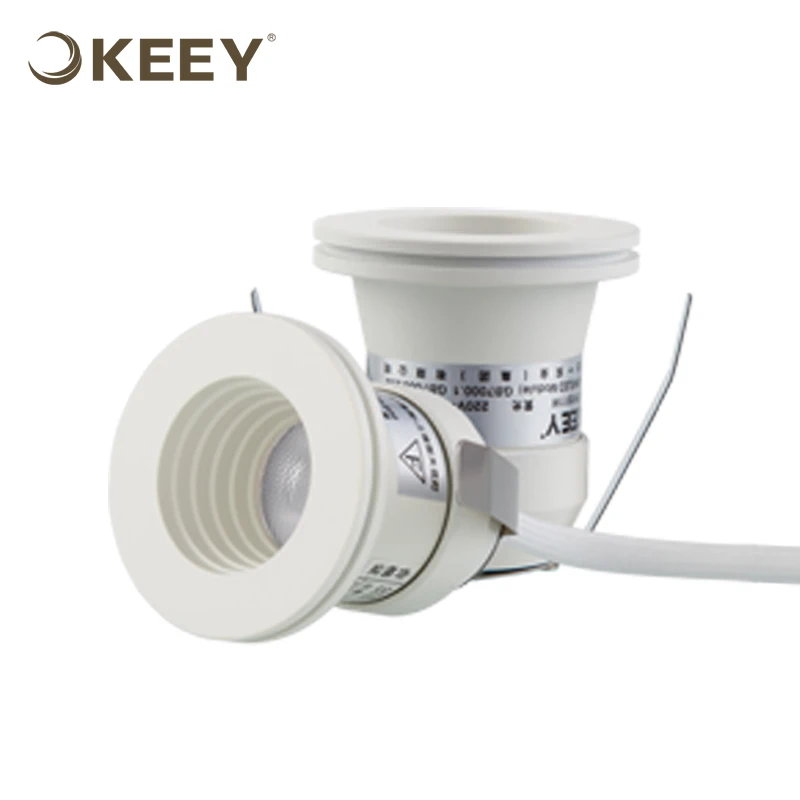 KEEY Aluminum 2W Mini Led Light Spot Lighting CREE Chips Warranty 2 Years External Driver TH1511C