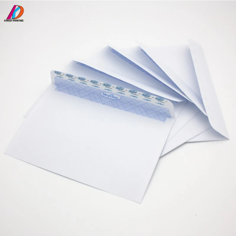 Cheap Recycled White Paper Envelope with sticker