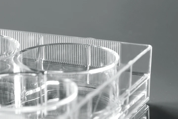 Non- treated 6 well cell culture plate, Individually Packaged in Plastic Bag