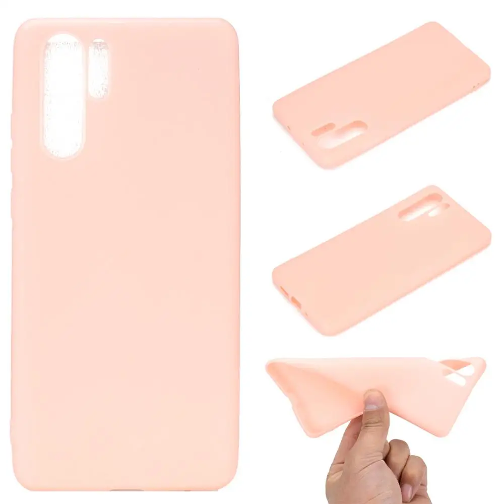 Matte Candy Color Silicone TPU Case For Huawei P Smart Y9 Y6 2019 P20 P30 Pro P10 Mate 20 Lite 7X 8X 8C 9 10 Nova 3i Case