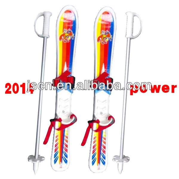 
New 70/90/100cm plastic wood mini snow skis for kids 
