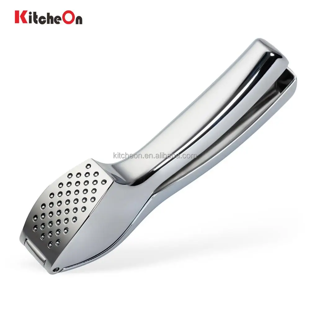 Professional Zinc Alloy Garlic Press Chopper