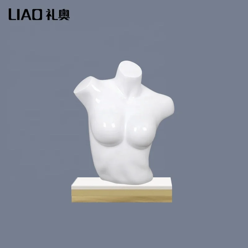 High Quality fiberglass lower body dummy female underwear bra mannequin torso