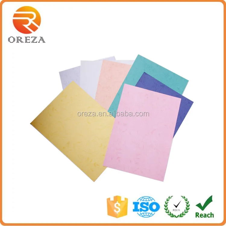 
Leather Grain Binding Cover Color Cardboard 