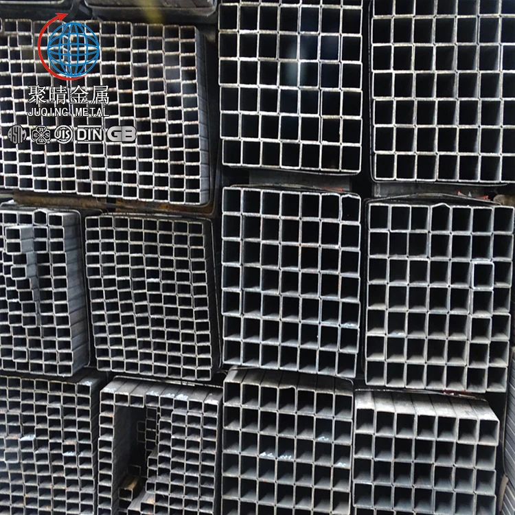 New square hollow section galvanized pipe MS tube size