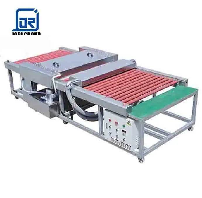 Durable vertical glass washing machine float glass machine