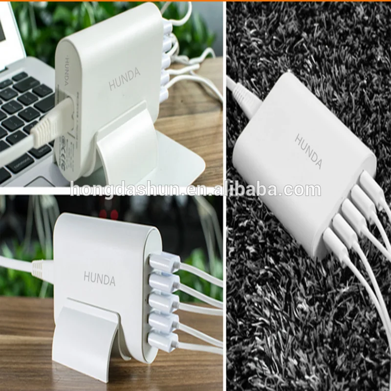 5-портовый адаптер питания для путешествий для планшета, USB адаптеры питания
