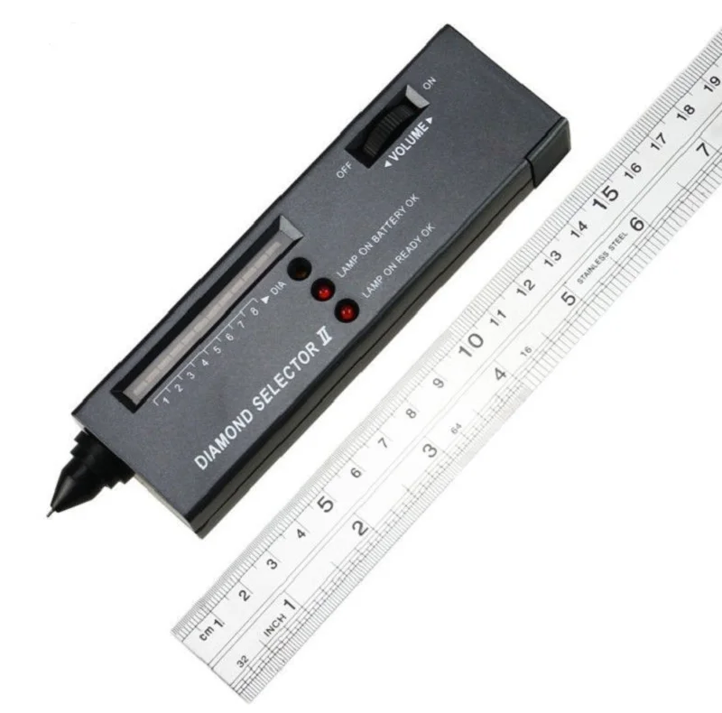 LED Moissanite Jewelry Diamond Gemstone Tester Authentication Selector Tool