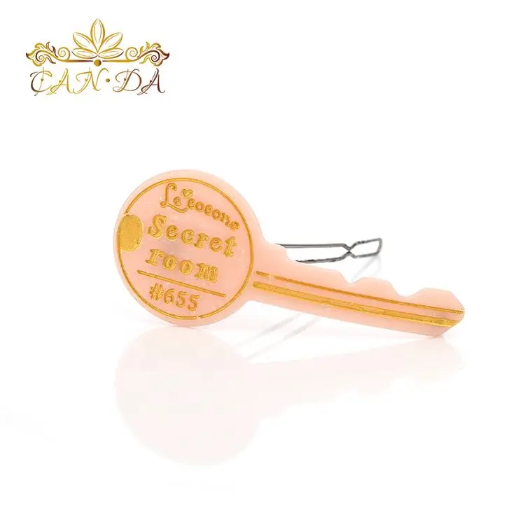 Korean And Japanese Style Cellulose Acetate Acrylic Hair Pins/Cute Round Head Hair Clips Accessories For Girls