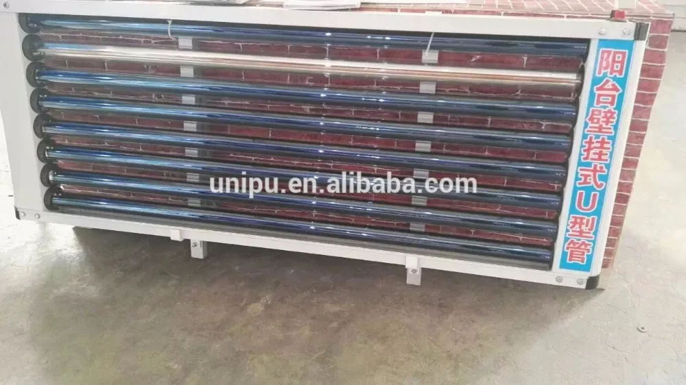 Vacuum15/20tubes Manufacture Glass Solar Collector Mini Evacuated Tube Heat Pipe Vacuum Solar Collector For Water Heater